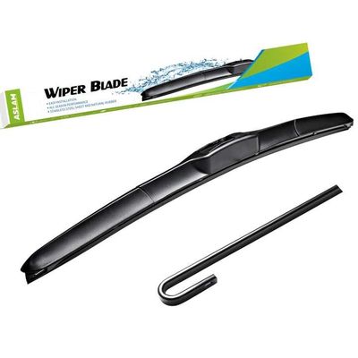 Hybrid U-Hook Windshield Wiper Blade for Korean Japanese Cars Fits Toyota Corolla Honda Jazz Nissan